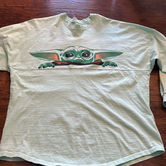 Disney Mandalorian Star Wars Spirit Jersey Baby Yoda Grogu Oversized size M - Picture 9 of 10
